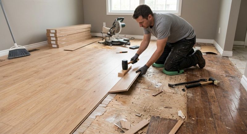 Laminate Floor Installation in Boston, MA