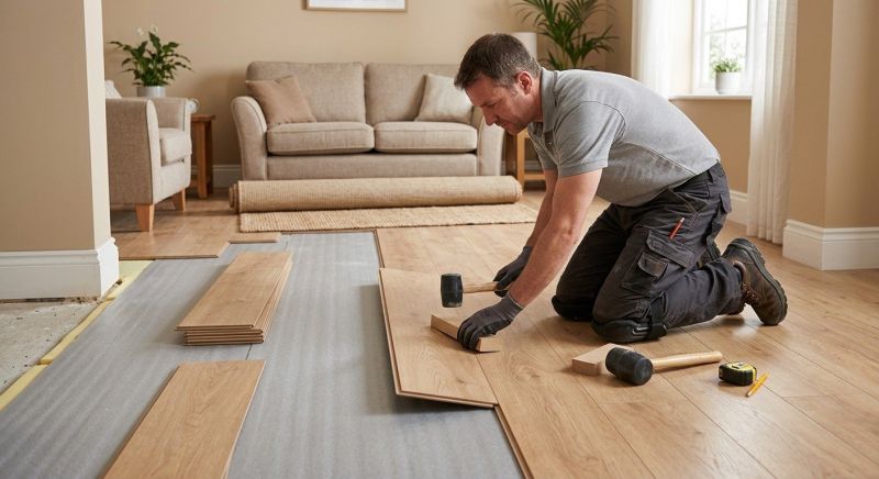 Laminate Floor Installation in Foxboro, MA