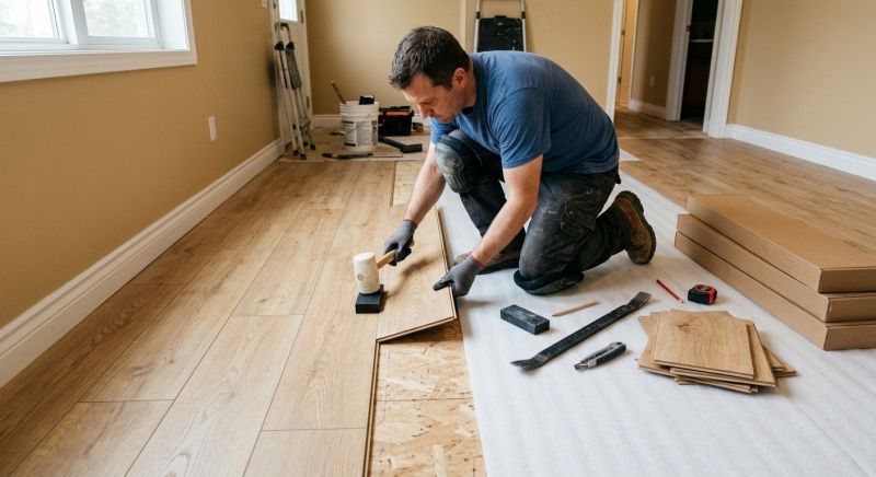Laminate Floor Installation in Holbrook, MA