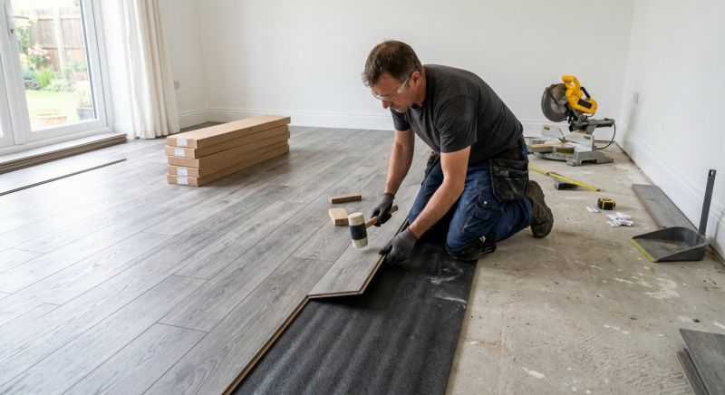 Laminate Floor Replacement in Concord, MA