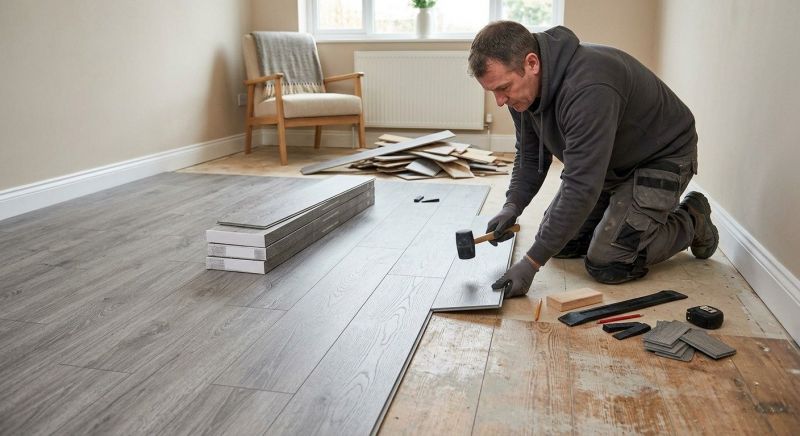 Laminate Floor Replacement in Norwell, MA