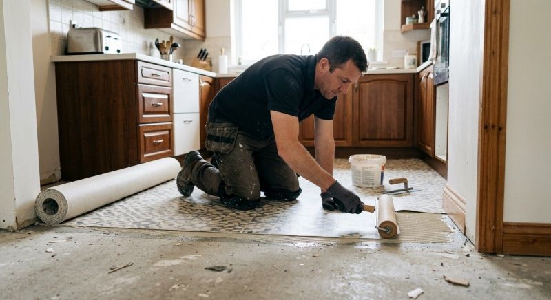 Linoleum Floor Installation in Arlington, MA
