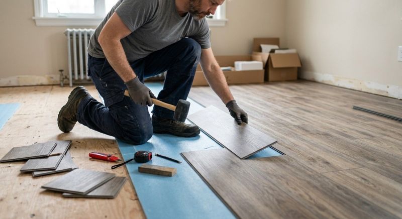 Linoleum Floor Installation in Hanover, MA