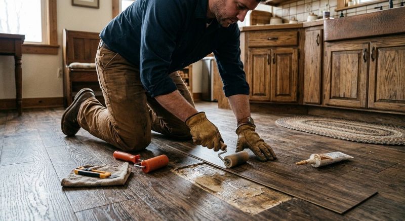 Linoleum Floor Installation in Natick, MA