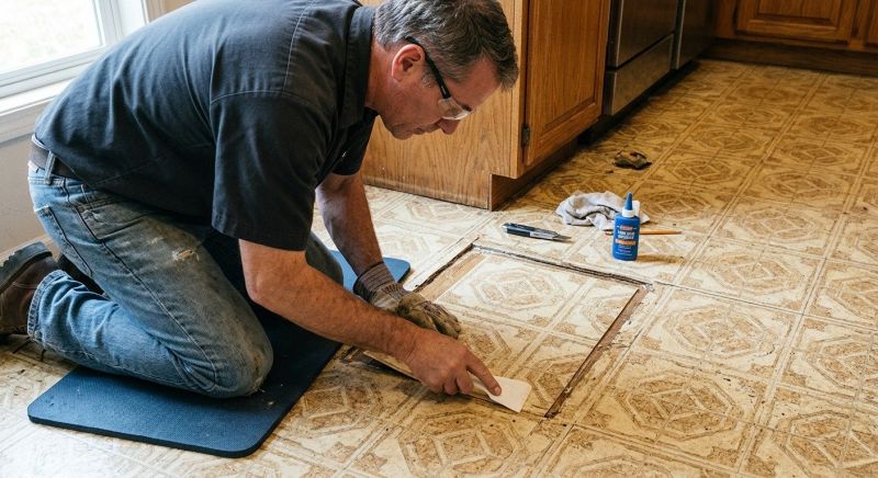 Linoleum Floor Installation in Stoneham, MA