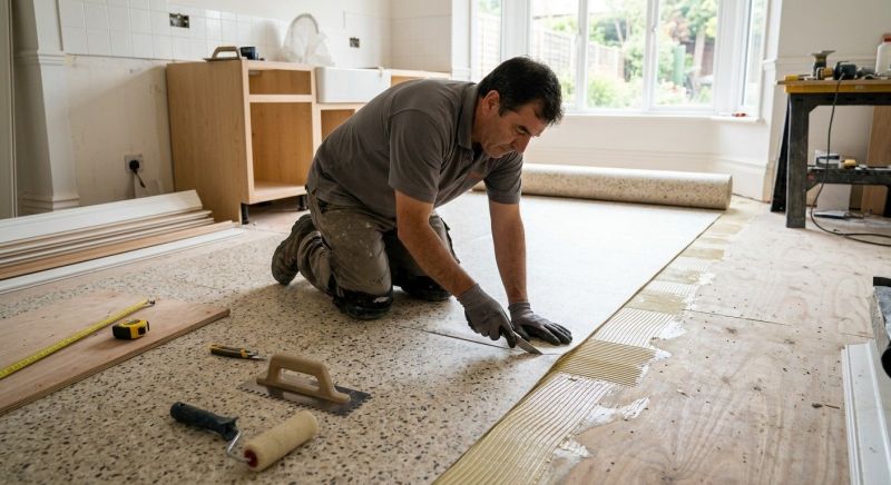Linoleum Floor Installation in Westford, MA