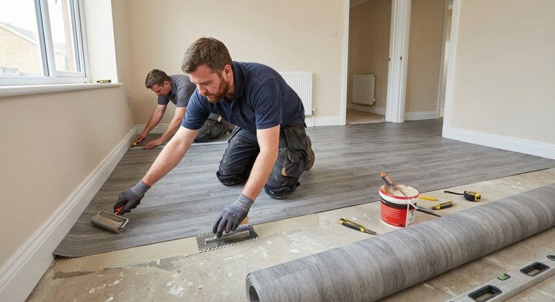 Sheet Flooring Installation in Framingham, MA