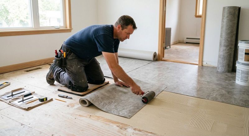 Sheet Vinyl Installation in Bridgewater, MA