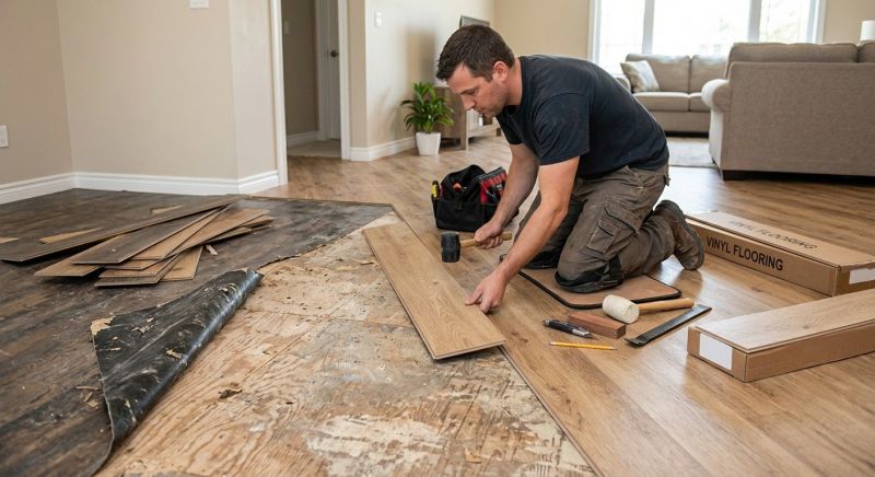Vinyl Flooring Installation in Sharon, MA