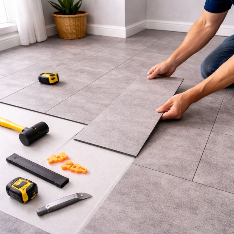 Vinyl Tile Replacement in Needham, MA