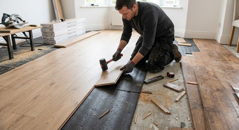 Laminate Floor Replacement in Sherborn, MA